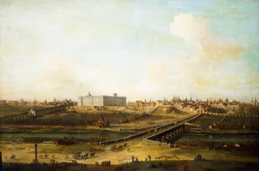 Madrid et le Palais Royal depuis la Rive Ouest du Manzanares, 1752-53
