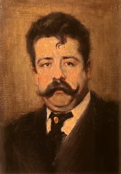 Portrait de Ruggiero Leoncavallo
