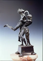 Hercule et Antée, c.1475-80 (bronze)