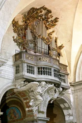 Orgue Testa avec sculpture en marbre
