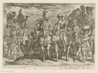 Abraham amène Lot et sa famille dans son propre pays (Scènes de l