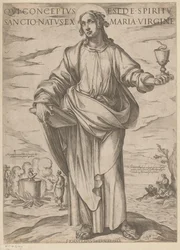 Saint Jean (Qui conceptus est de spiritu sancto natus ex Maria virgine, série Christ, Marie et les apôtres)