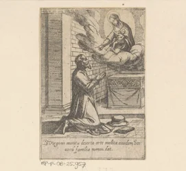 Saint Philippe sous la protection de la Vierge Marie