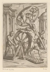 Torture avec des pointes et des roues