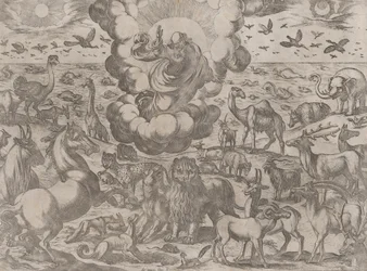 Dieu créant les animaux