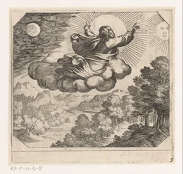 Dieu crée le soleil, la lune et les étoiles