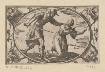 Sainte Columbina, fille de Saint Austerius
Martyres romaines (titre de la série)
Imagini di molte vergini Rom nel martirio (titre de la série)