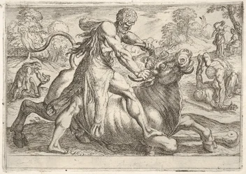 Hercule et Achéloüs