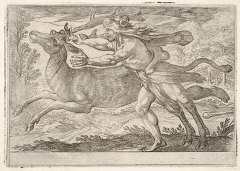 Hercule et la biche du mont Cerynea