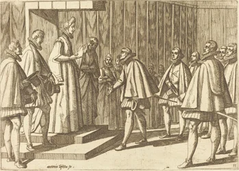 Prince italien devant Marguerite d