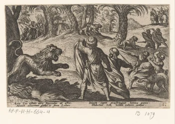 Chasse aux lions