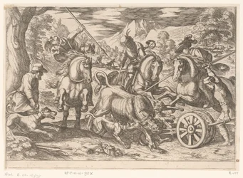 Chasse aux taureaux sauvages