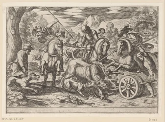 Chasse aux taureaux sauvages