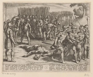 Julius Civilis est arrêté et son frère Paulus est décapité (série De Bataafse oorlogen tegen de Romeinen)