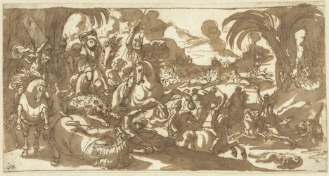 Chasse au lion