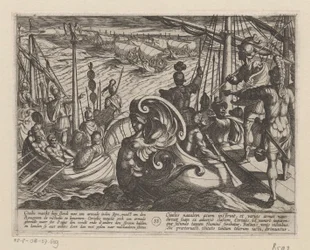 Navires néerlandais et romains sur le Rhin (La guerre des Bataves contre les Romains)