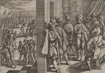 Planche 18 : Réunion secrète de Civilis avec d