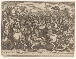 Combat entre les Grecs et les Amazones