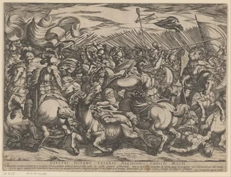 Combat entre les Grecs et les Amazones