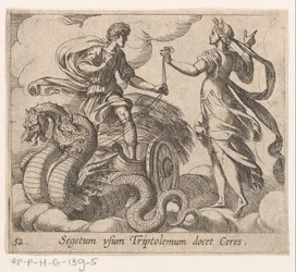 Triptolemus reçoit le char de Cérès