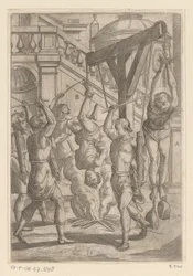 Martelingen ondergaan door christelijke martelaars (Varia tormentorum et supplicioru crudelium)