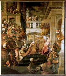 Couronnement de Baudouin Ier, empereur de Byzance