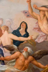 Minerva entourée des Arts et des Sciences (détail)