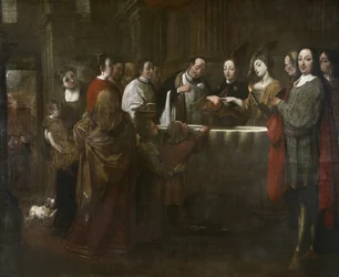 Le baptême de Saint François, vers 1729-33