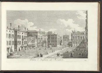 Vue sur Campo Santo Stefano à Venise