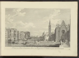 Vue sur le Canal Grande et l