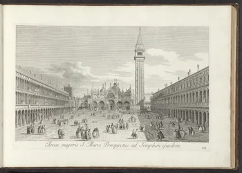 Vue de la place Saint-Marc et de la basilique Saint-Marc à Venise