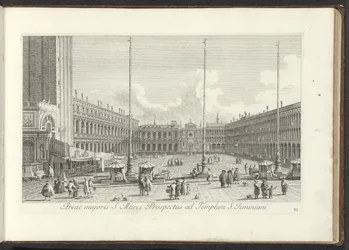 Vue de la place Saint-Marc à Venise