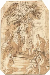 Présentation de la Vierge au Temple (recto)