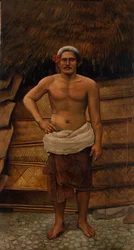 Homme samoan, vers 1885-1899