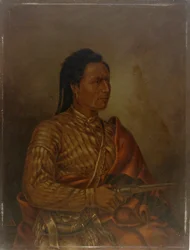 Ta-do-udo-sa Poule des prairies, vers 1887