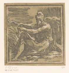 Homme avec un luth