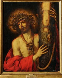 Le Christ souffrant (peinture sur toile)