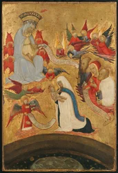 Sainte Francesca Romana tenant l