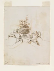 Deux putti à côté d