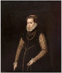 Espagnol :  La dama de las cadenas de oro Dame aux chaînes d