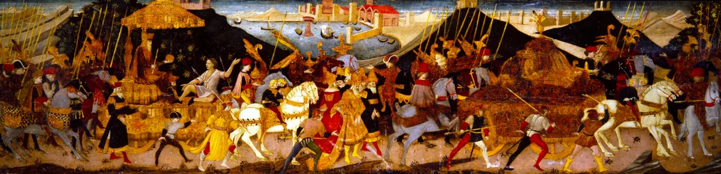 Panneau de Cassone, Triomphe de César