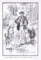 Descends Romulus, descends monsieur, dit Ready au chien, années 1900