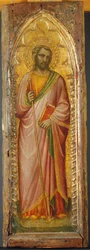 Un saint, peut-être Jacques le Majeur, 1384-85