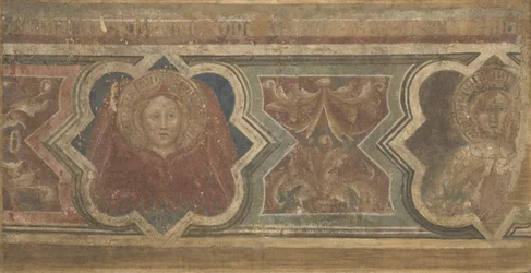 Bordure décorative, vers 1390