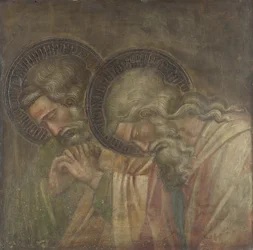 Deux pleureurs auréolés