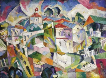 Paysage urbain cubiste, années 1910