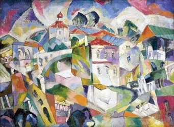 Paysage cubiste, vers 1910