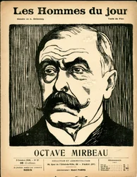 Couverture de "Les Hommes du jour", satirique en N & B