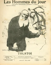 Couverture de "Men of the Day", satirique en N & B