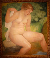 Baigneur dans le bosquet, vers 1931